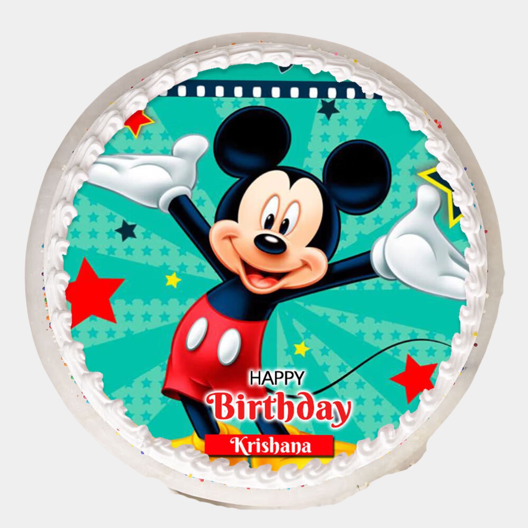 Mickey Poster Cake