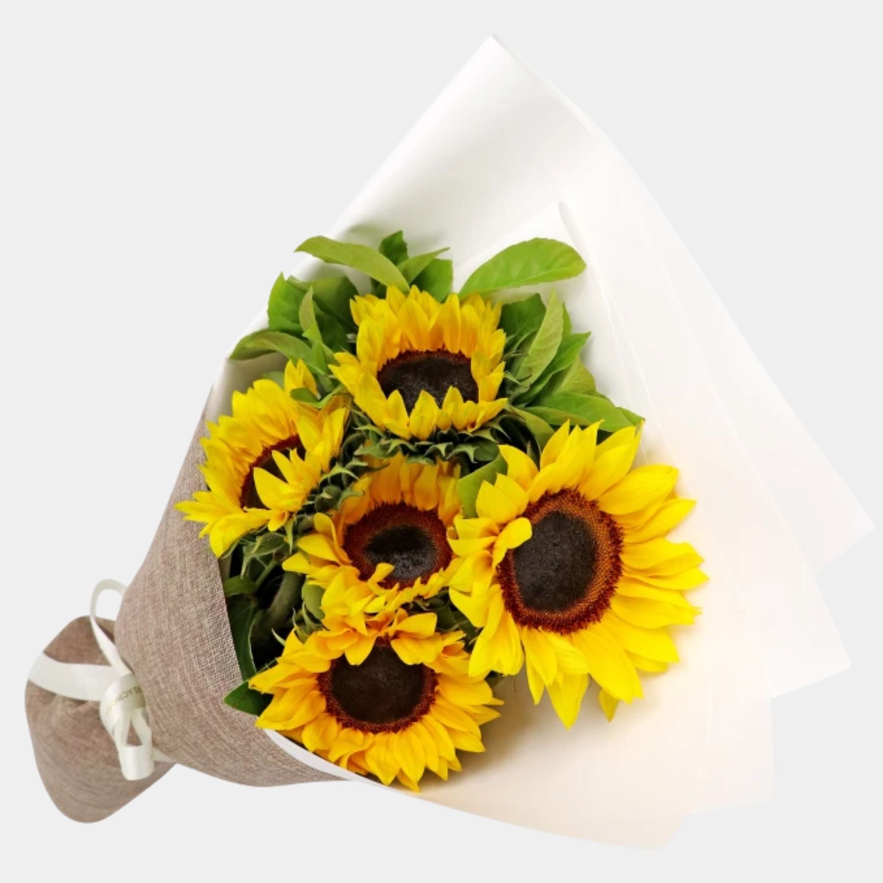 Bouquet of 5 Sunflowers