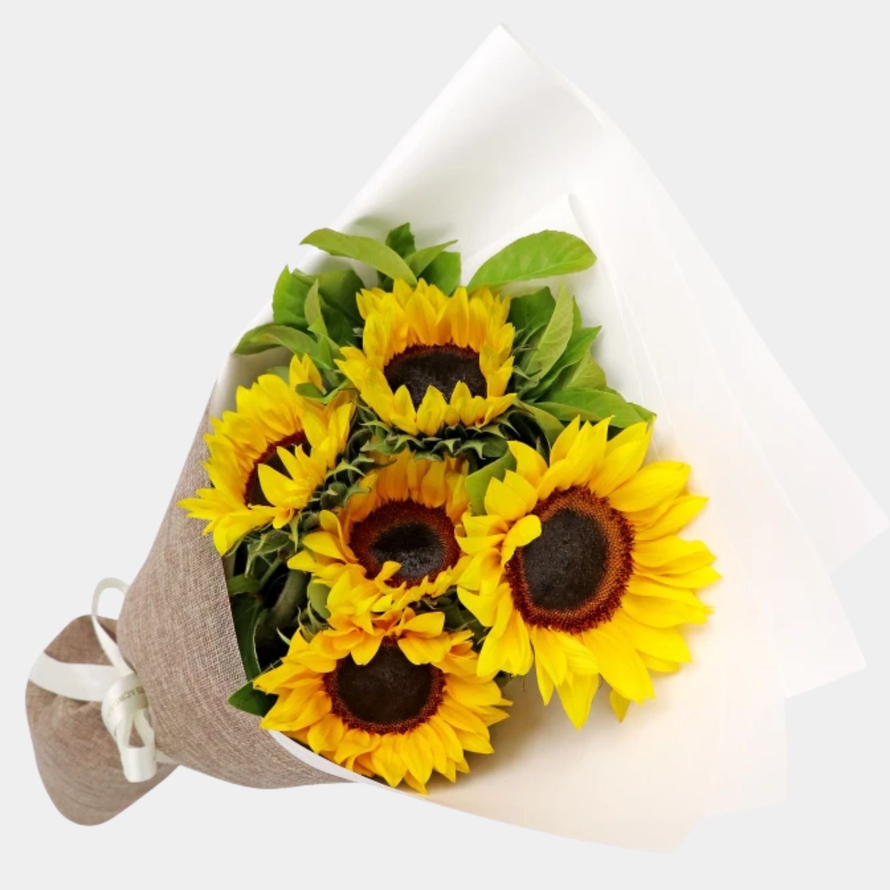 Bouquet of 5 Sunflowers