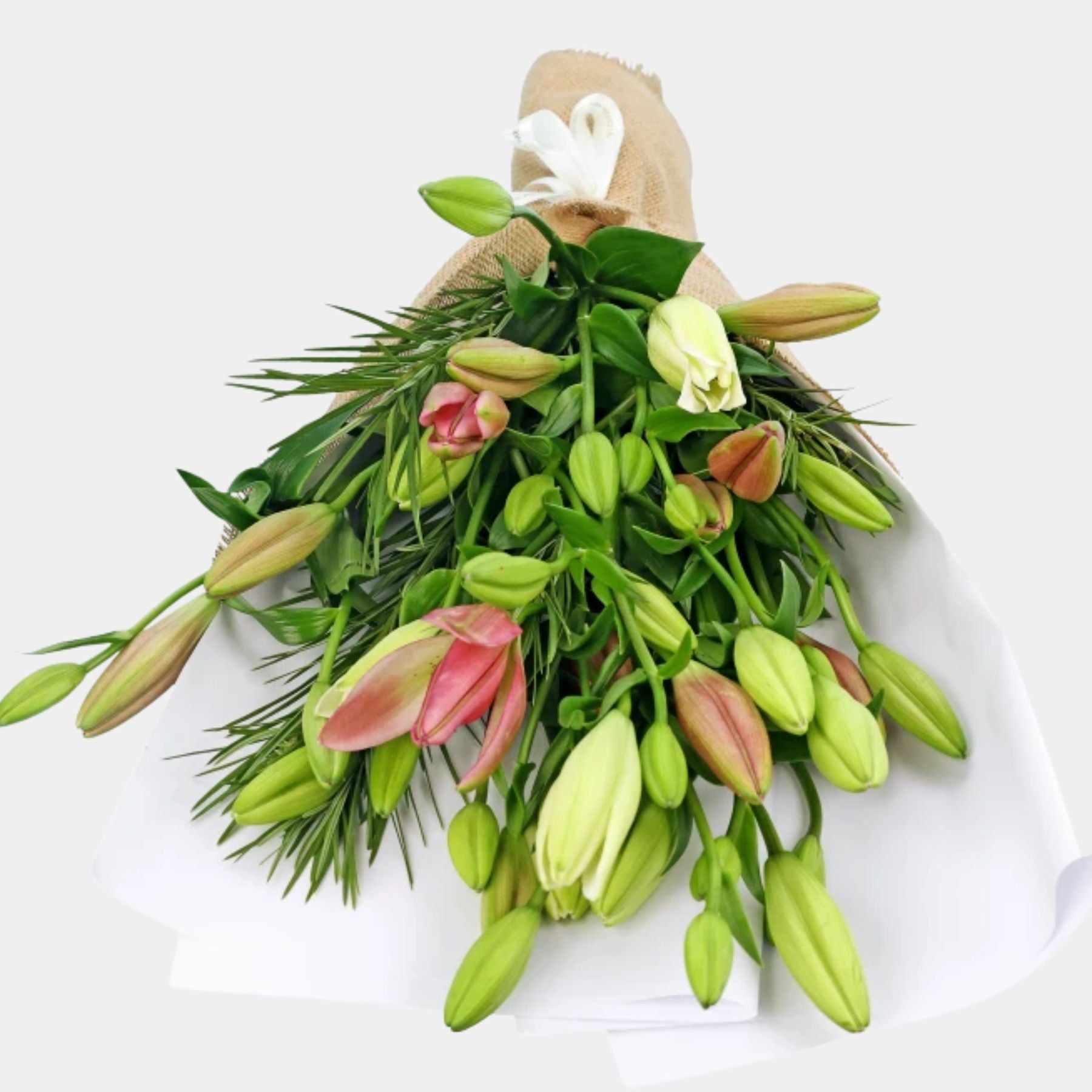 Bouquet of Mixed 10 Pastel Lily