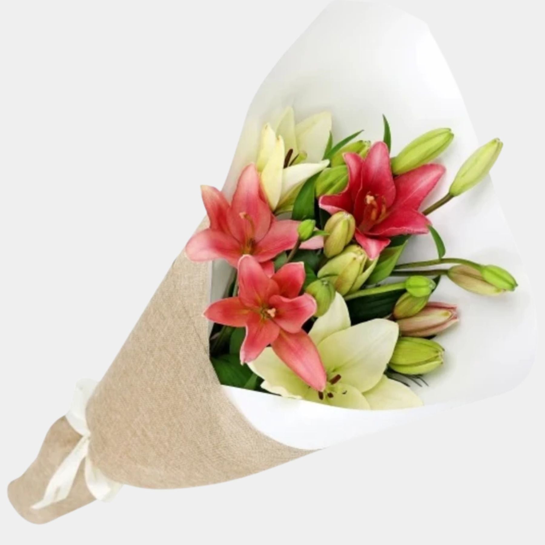 Bouquet of Mixed 5 Pastel Lily