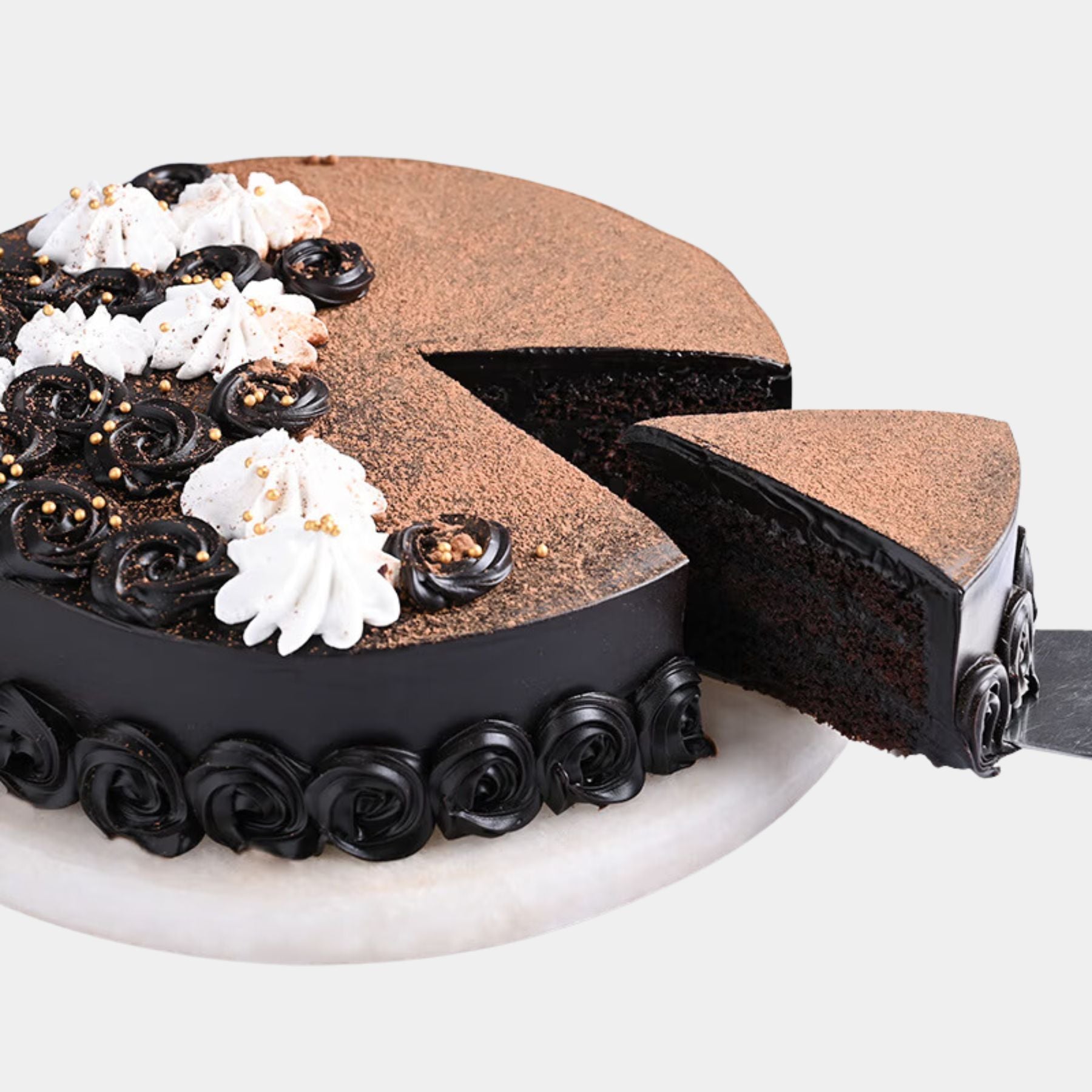 Divine Truffle Chocolate Cake