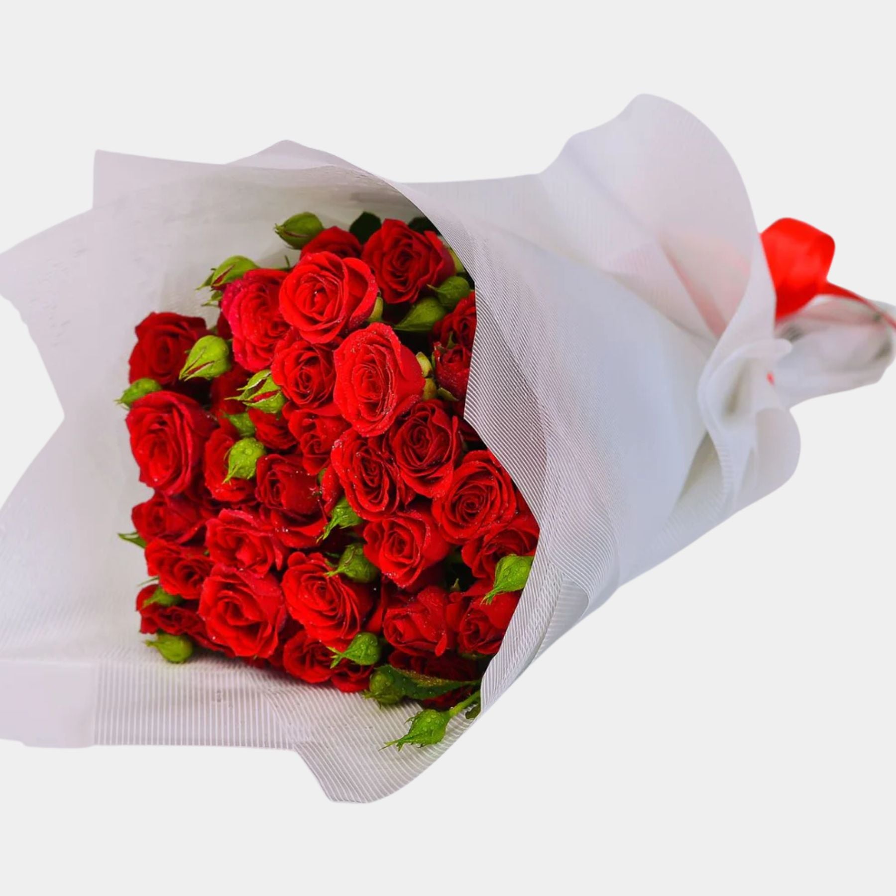 Red Baby Roses Bouquet