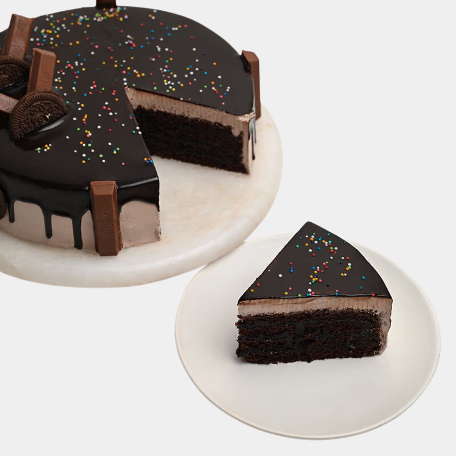 Happy Anniversary Choco KitKat Cake