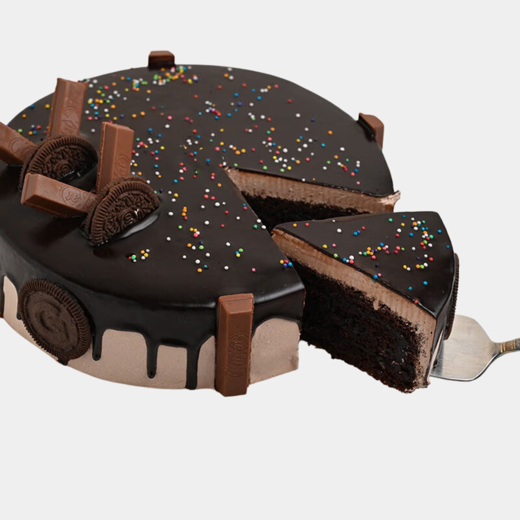 Happy Anniversary Choco KitKat Cake