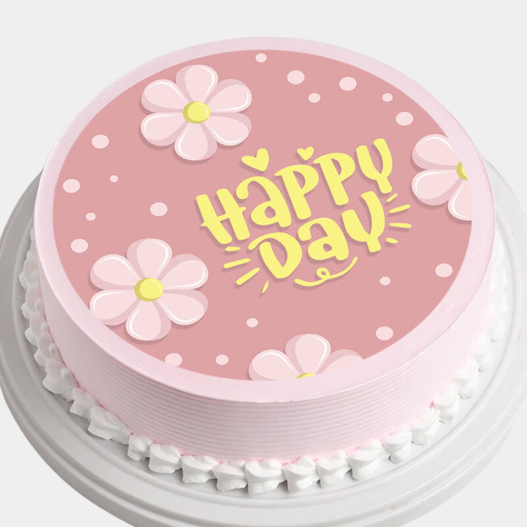 Happy Day Photo Cake