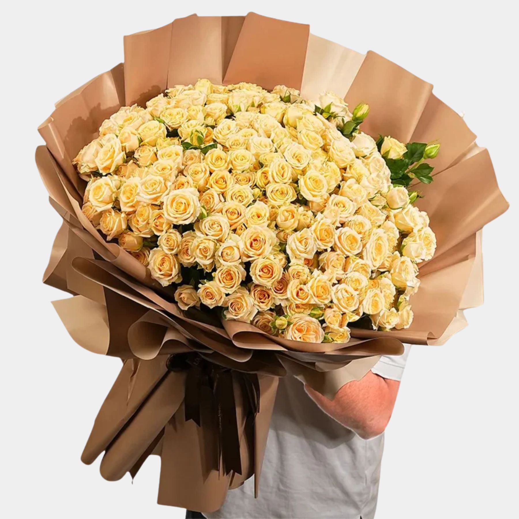 Peach Spray Roses Bouquet