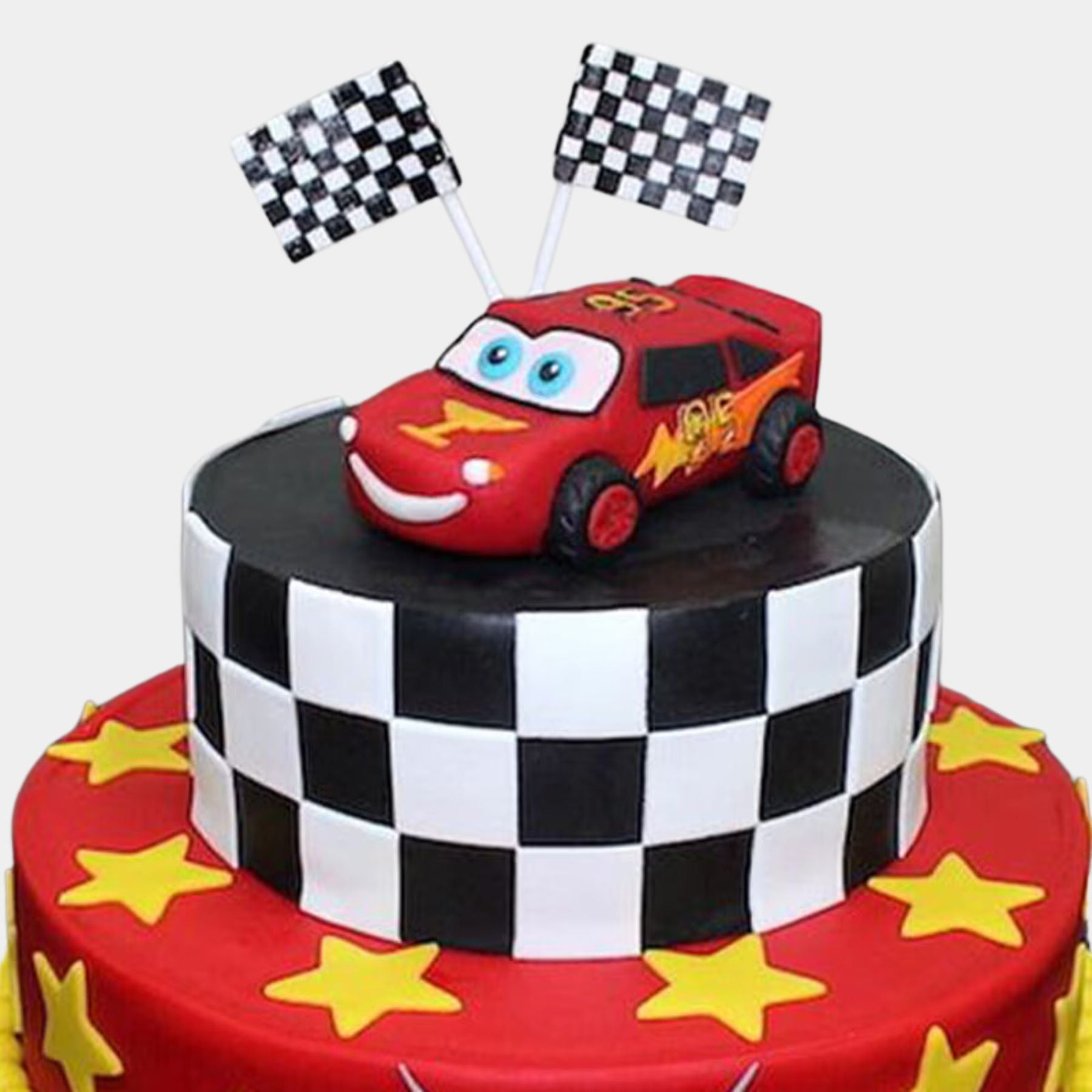 Racing Dreams Tiered Cake