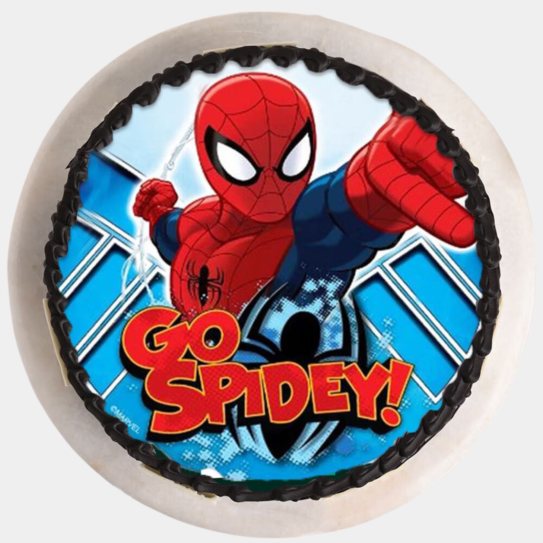 Super Spiderman Hbd Cake
