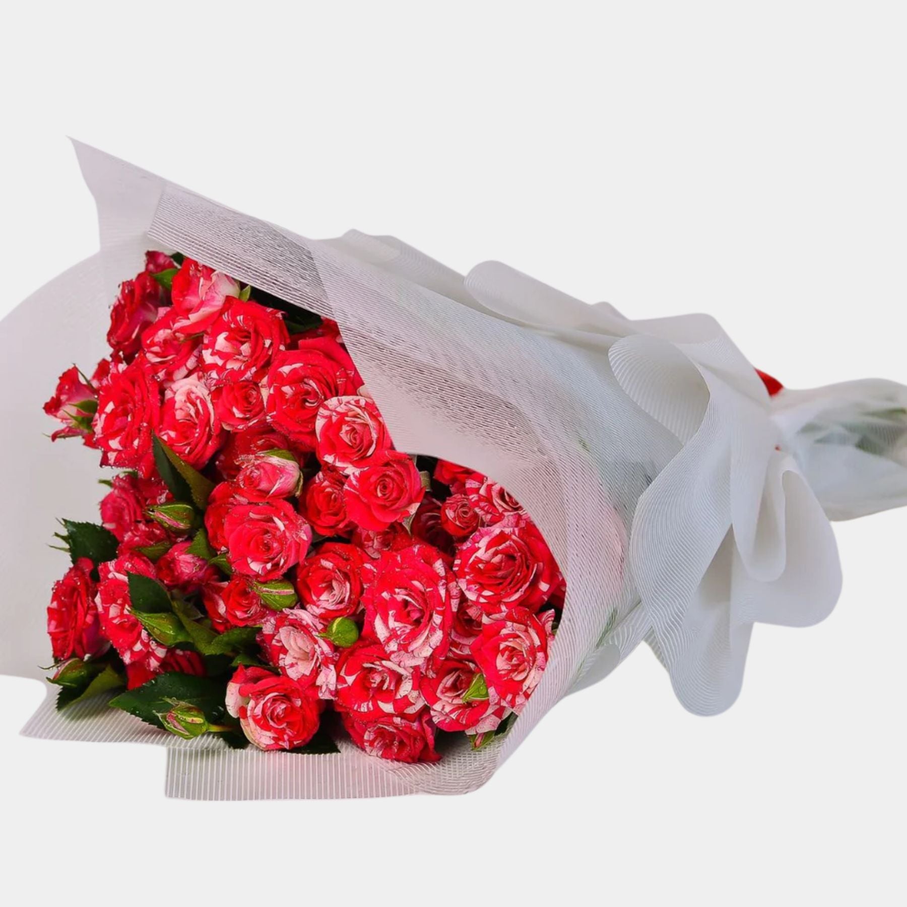 Tiger Pink Baby Roses Bouquet