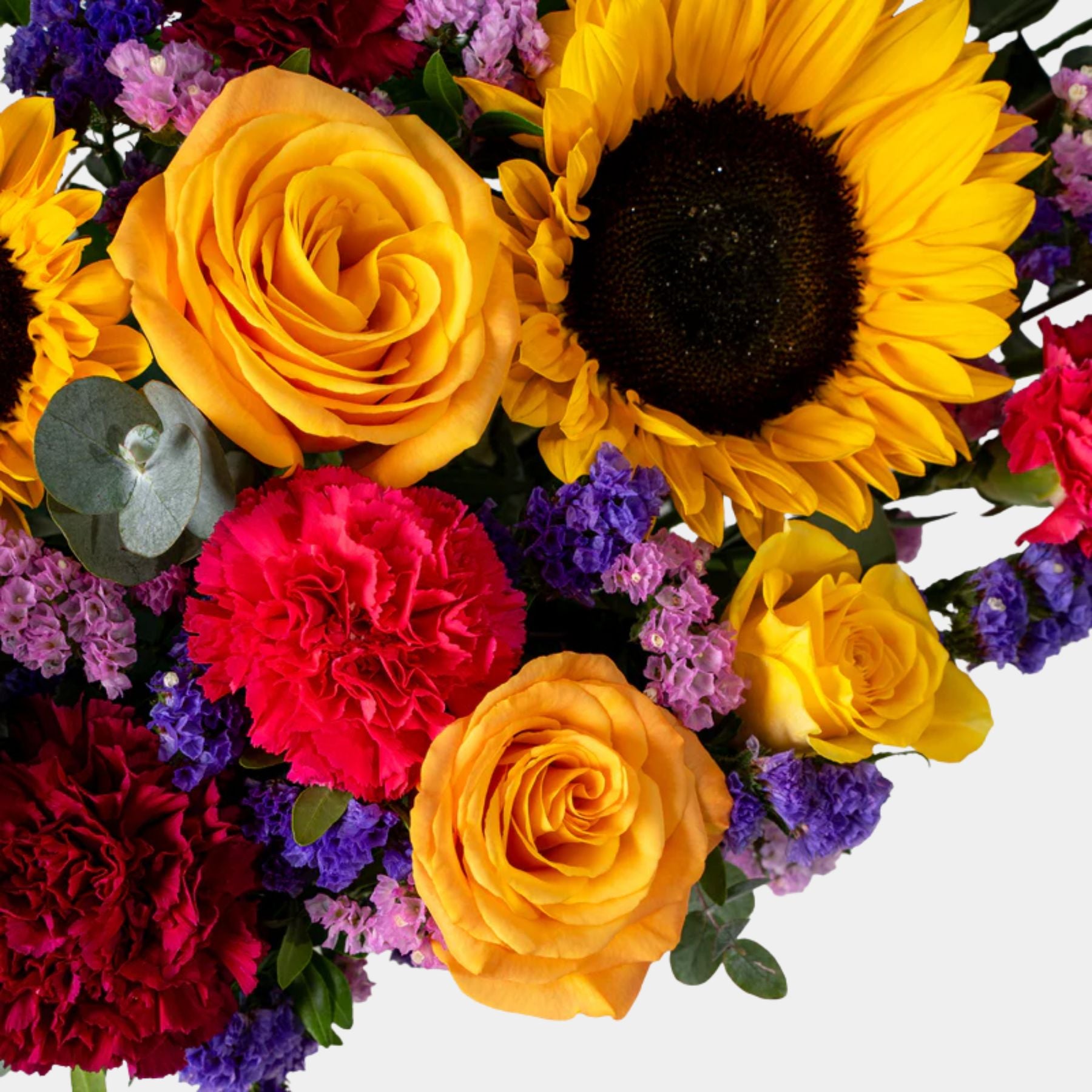 Vibrant Sunflowers Flower Box