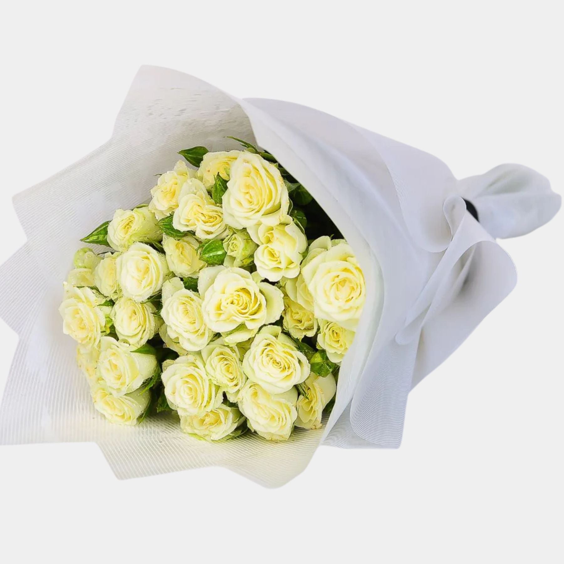 White Baby Roses Bouquet