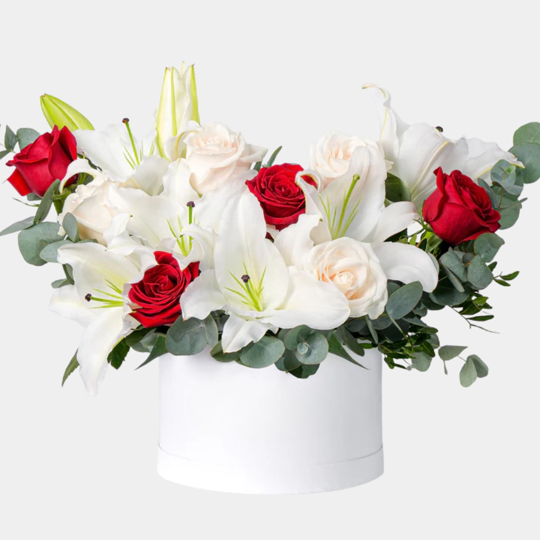 Wonderfully White Flower Box