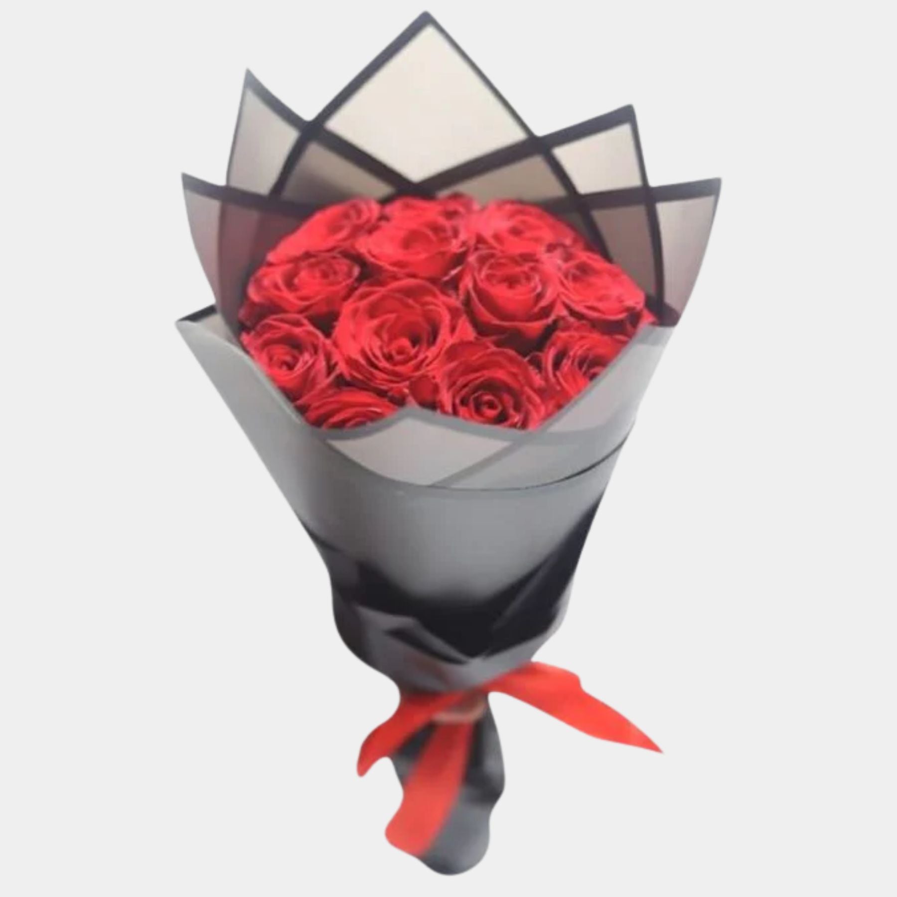 10 Red Roses Bouquet