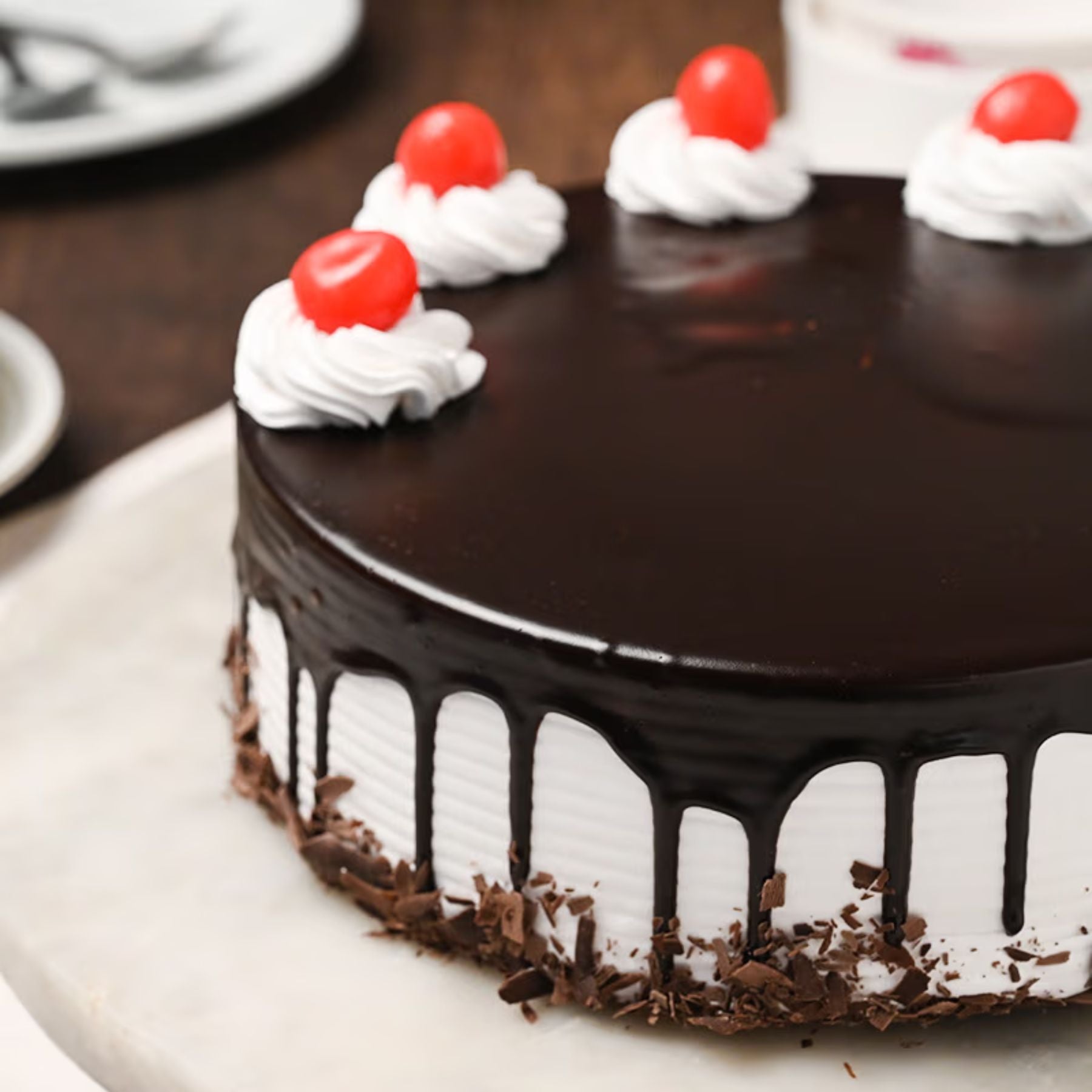 Luscious Black Forest cake