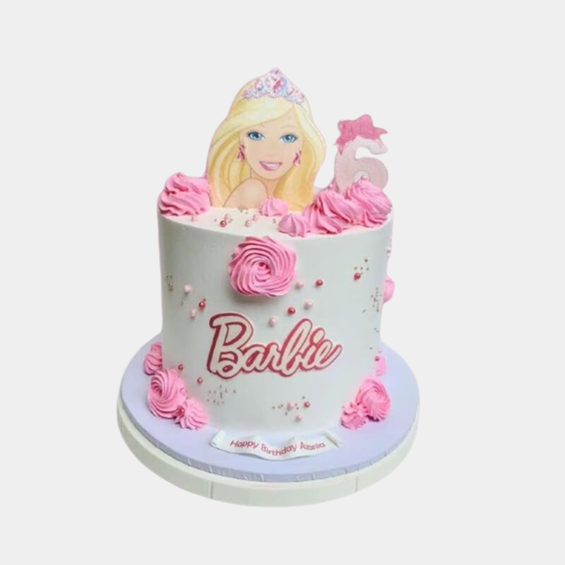 Blushy Barbie Cake