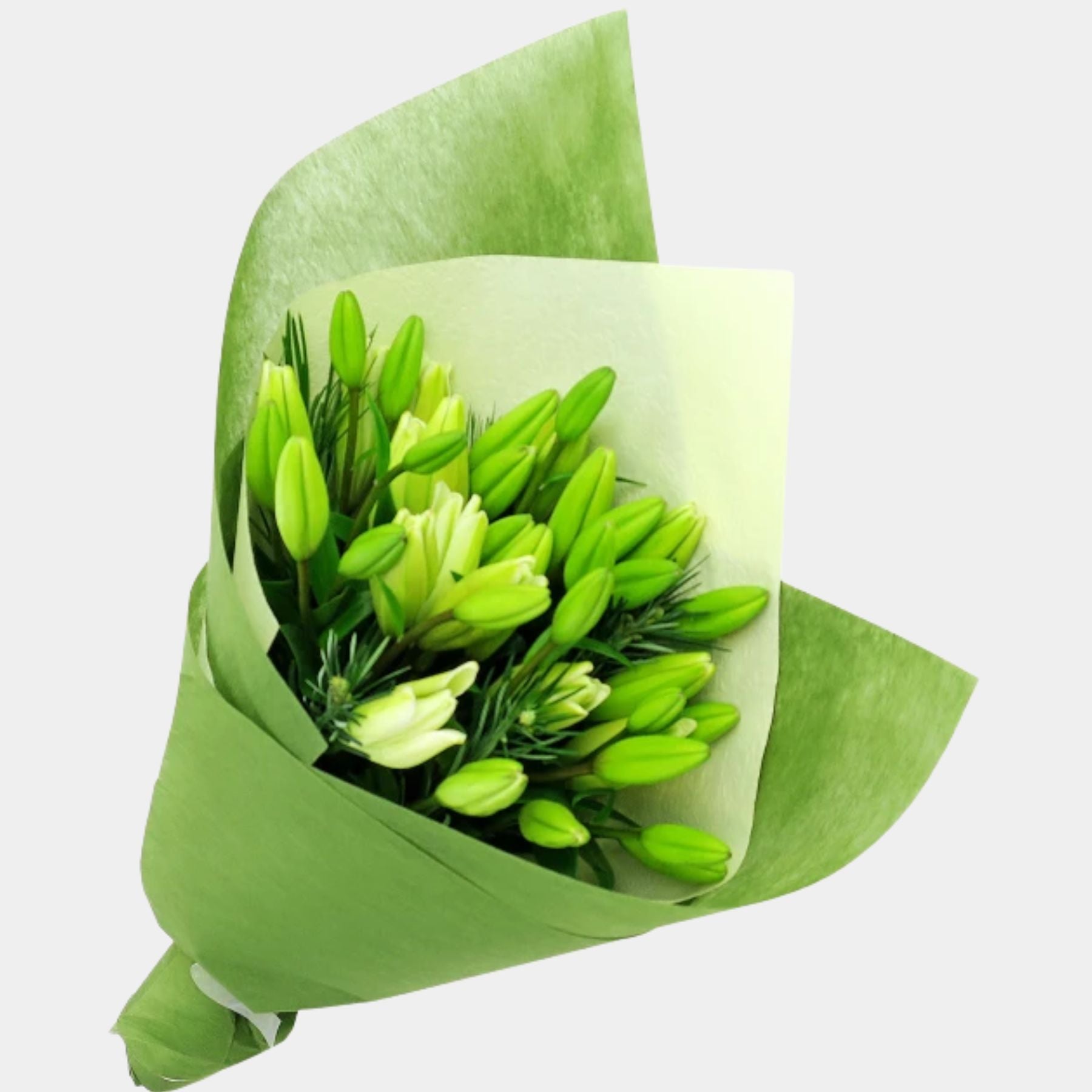 Bouquet of 10 White Lily