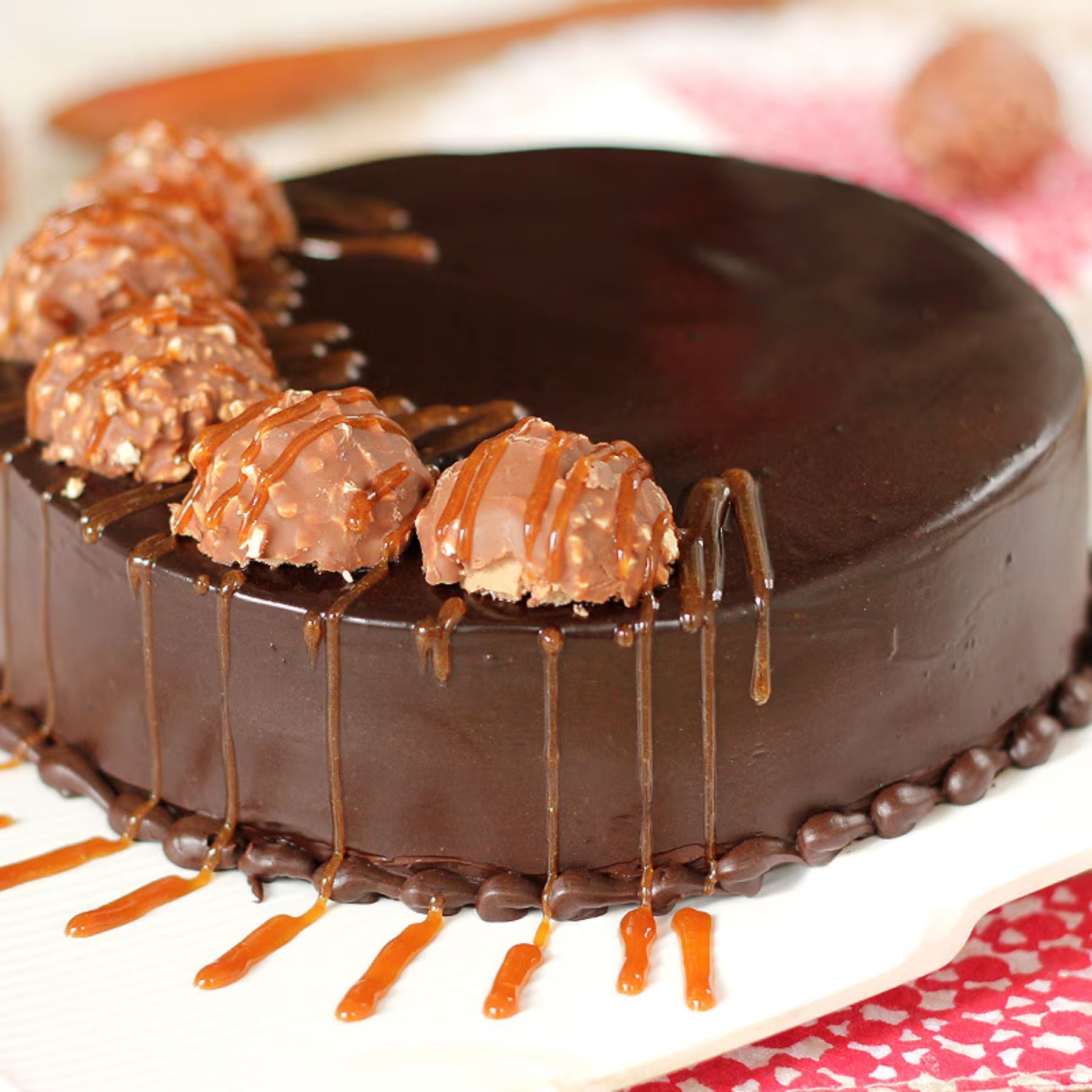 Chocolate Paradise Ferrero Rocher Cake