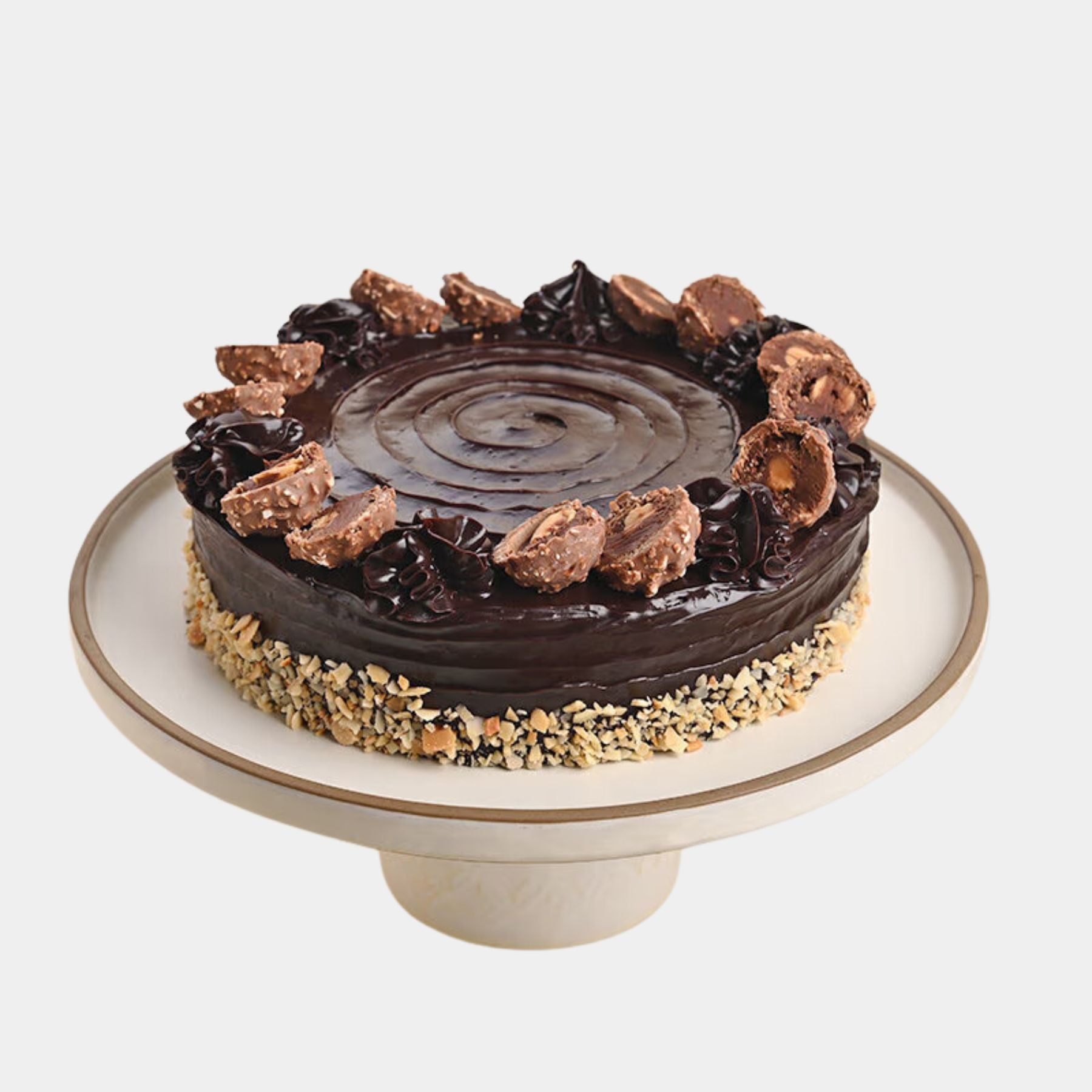 Chocolatey Ferrero Rocher Cake