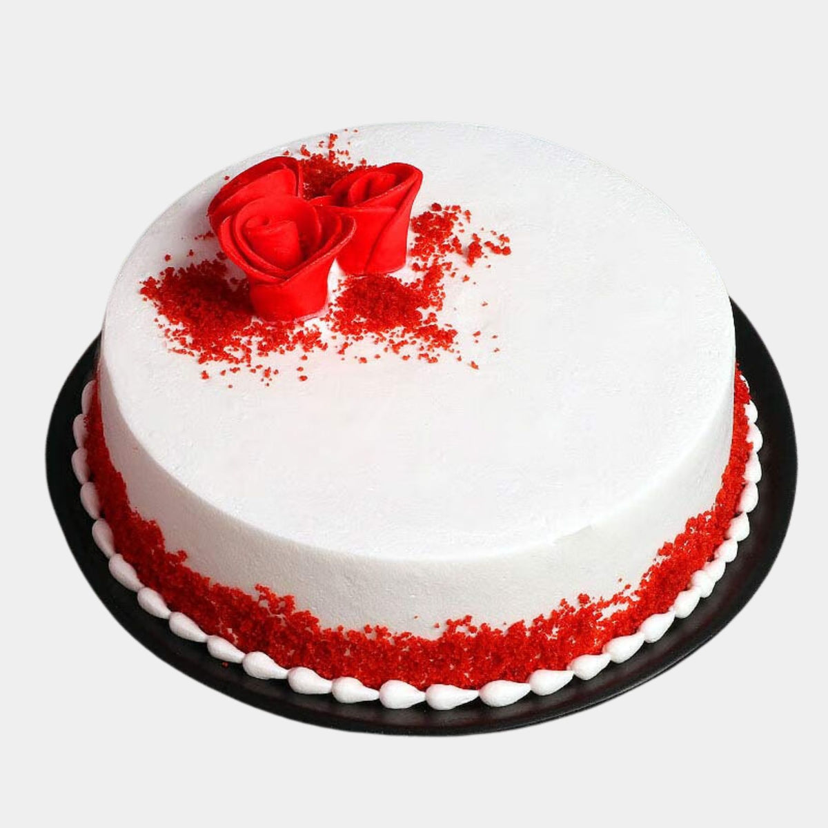 Fondant Rose Cake | Zovi Cakes