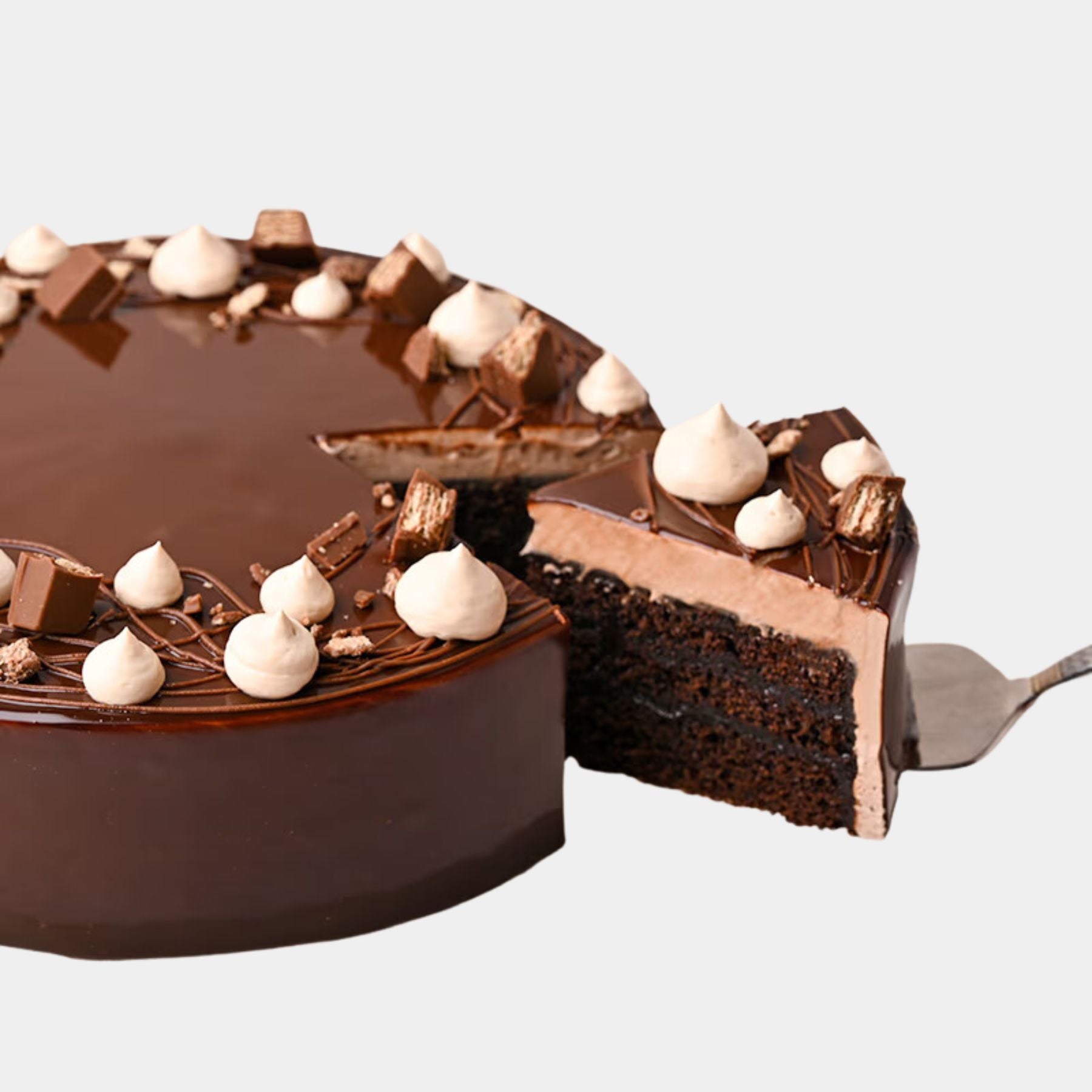 Kitkat Crunch Chocolate Cake