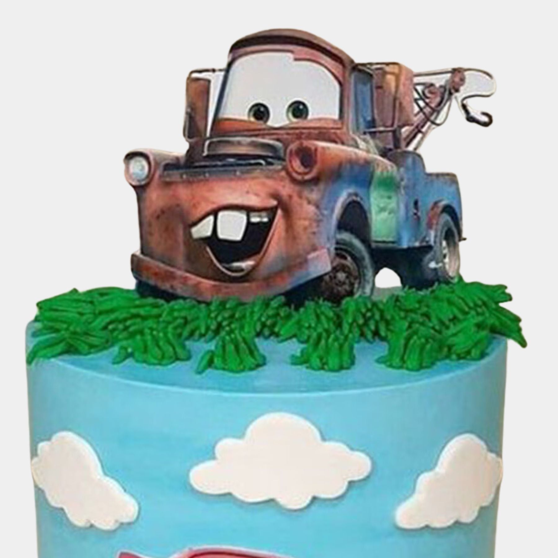 Mcqueen and Mater Fondant Kids Cake