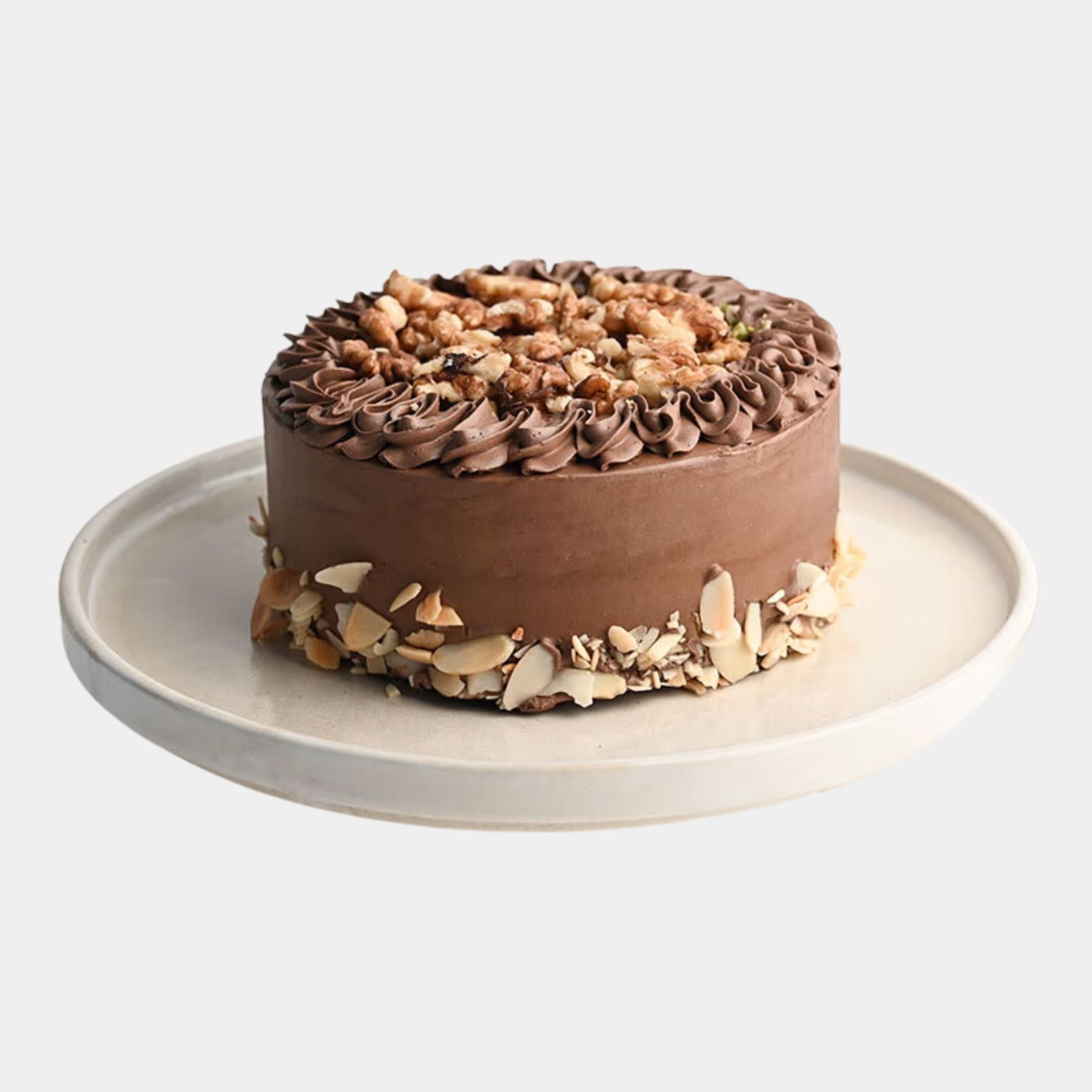 Nutty And Delicious Chocolate Cake