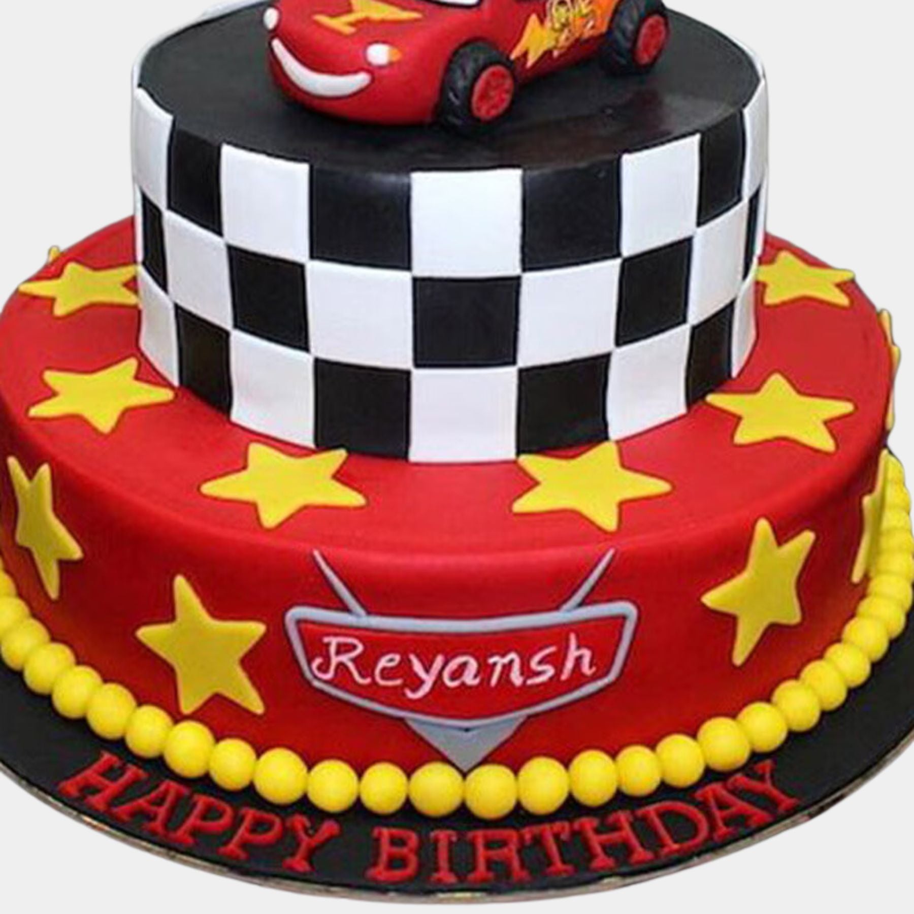 Racing Dreams Tiered Cake