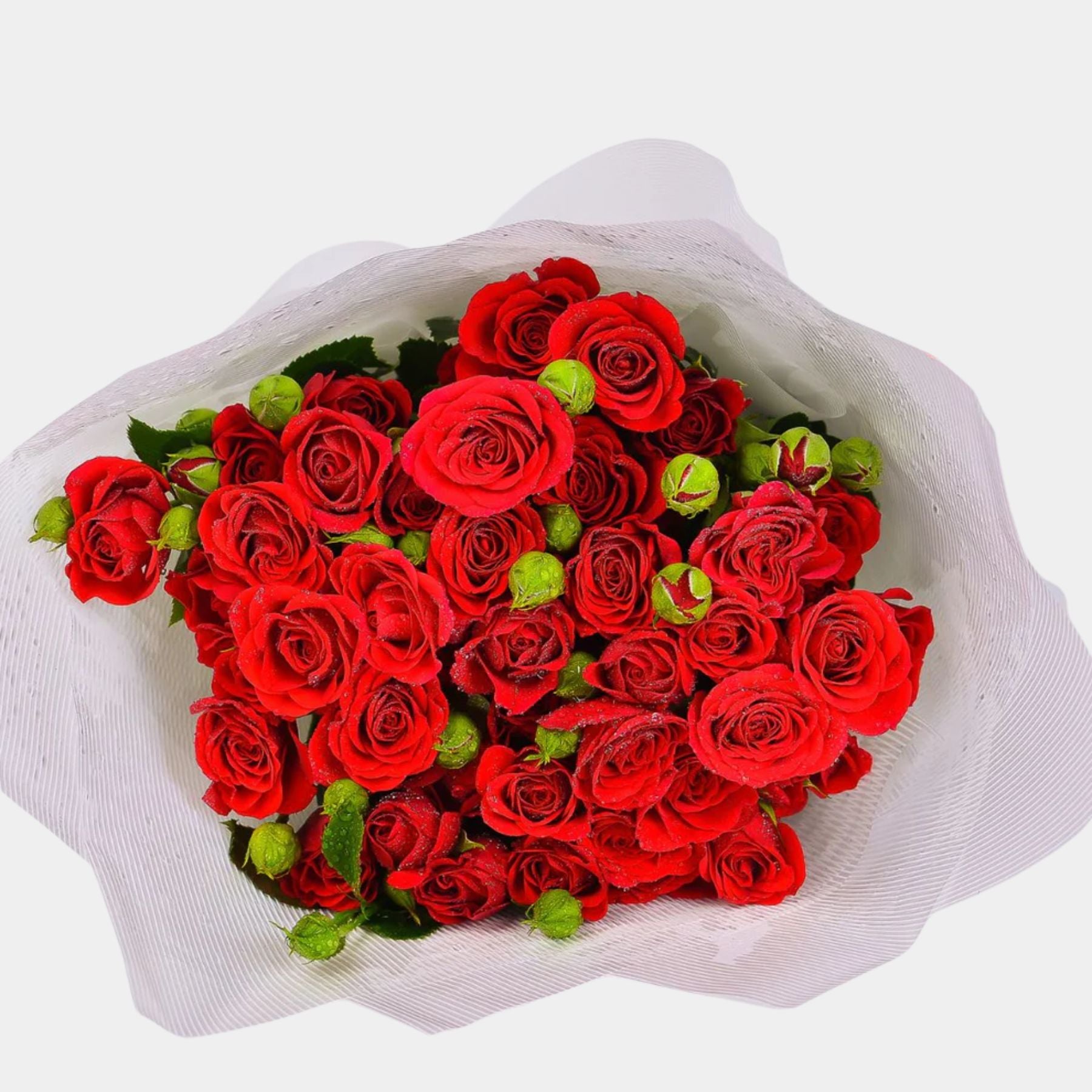 Red Baby Roses Bouquet