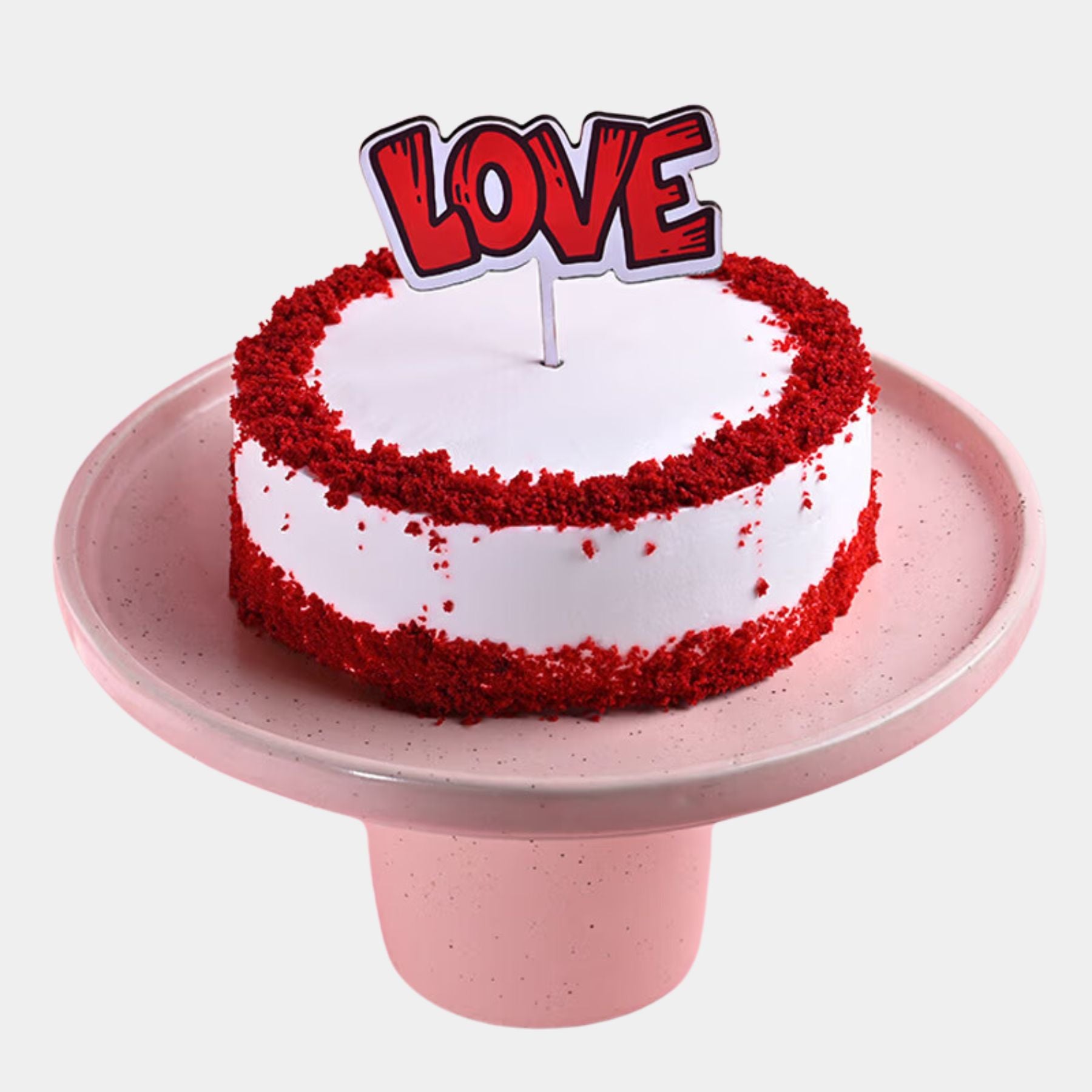 Red Velvet Valentine Cake